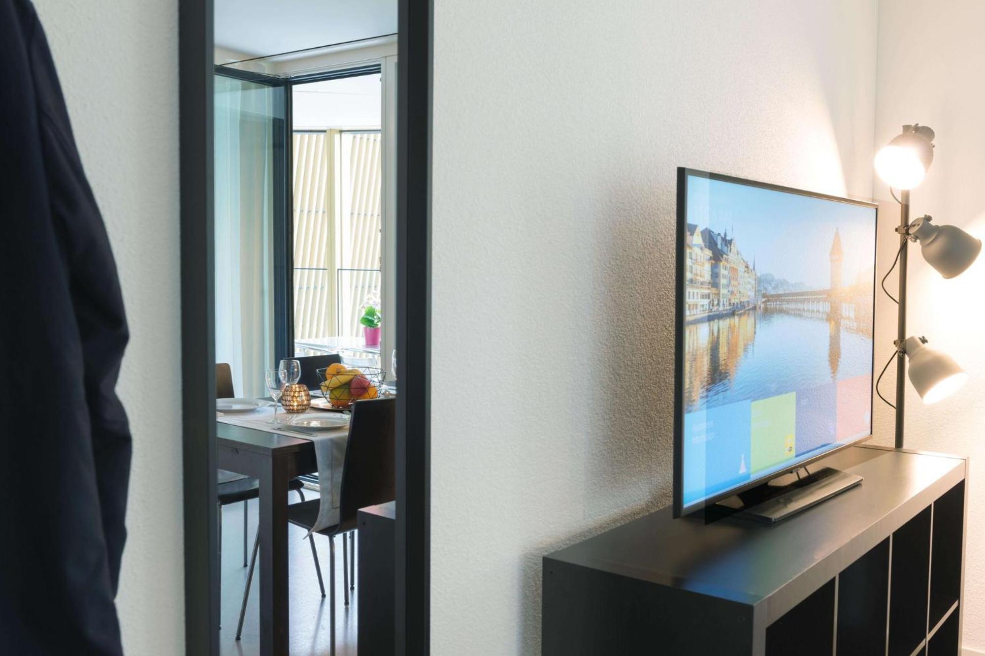 Hitrental Allmend Comfort Apartments Lucerna Exterior foto